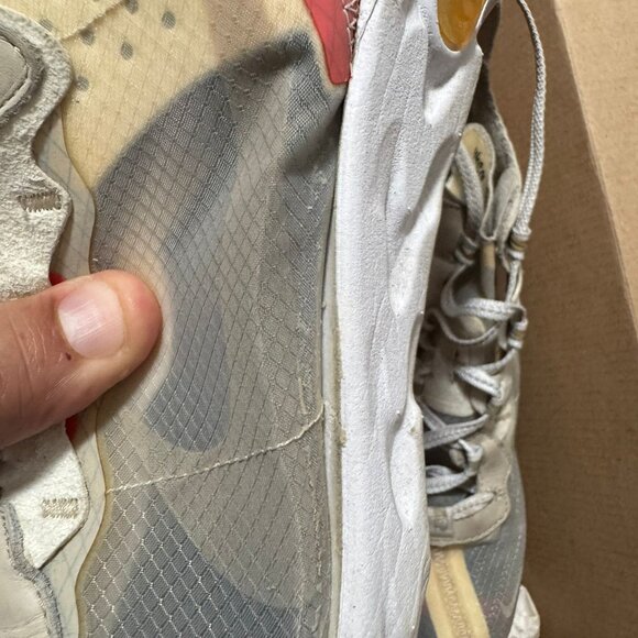Nike React Element 87 Men’s 9.5 | Transparent Upper Running Sneakers - Picture 6 of 9
